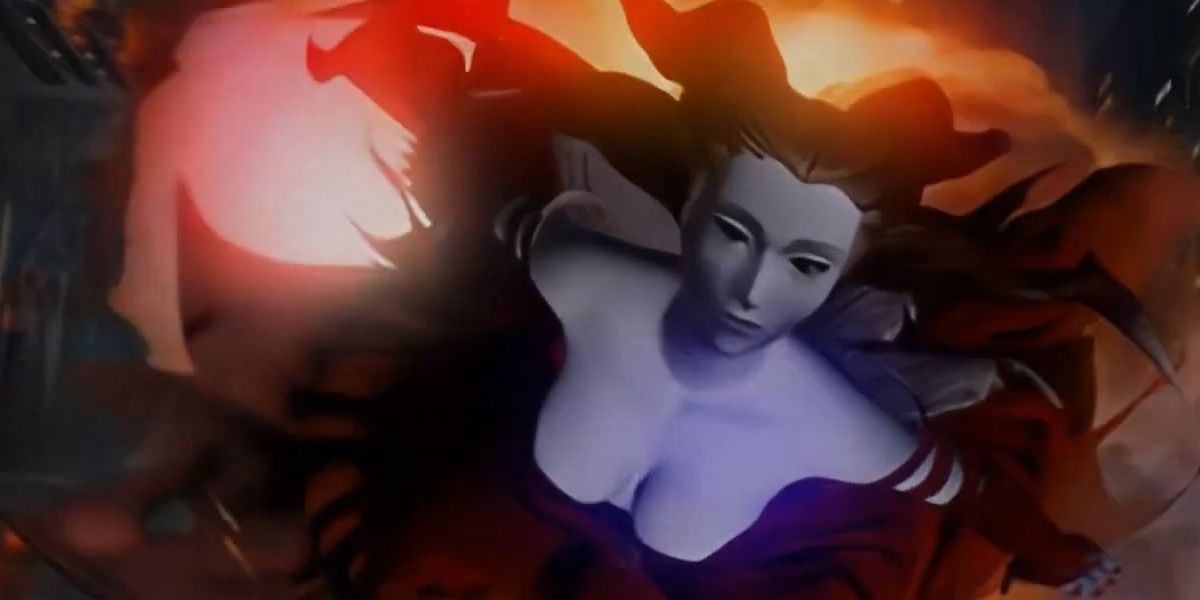 eve flying from an explosion in parasite eve