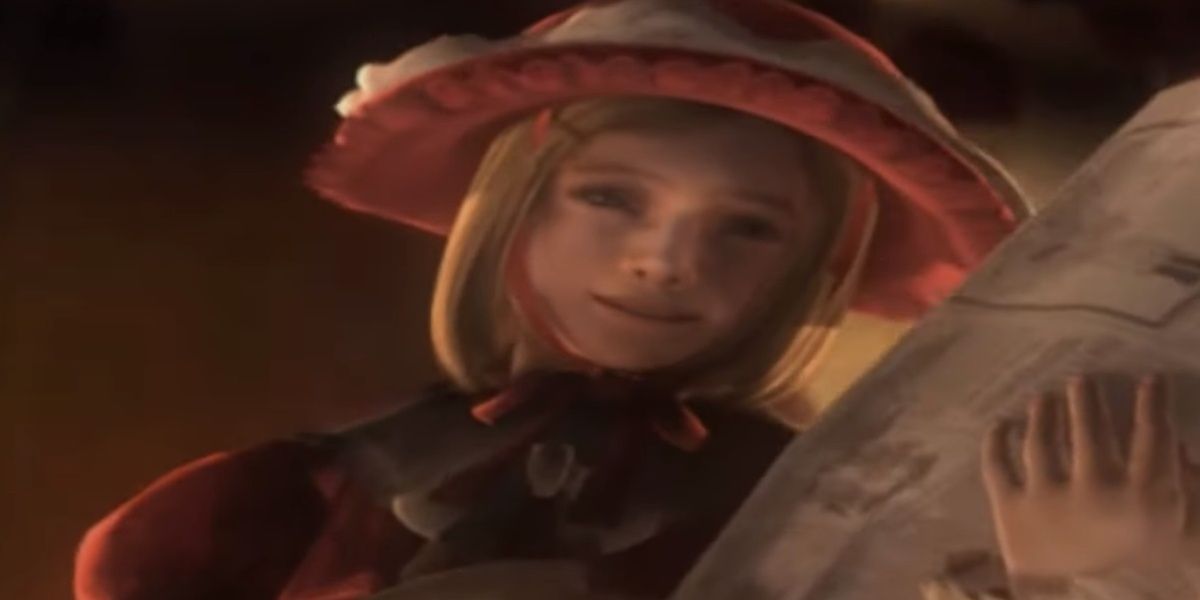 wendy from rule of rose smiling at the camera