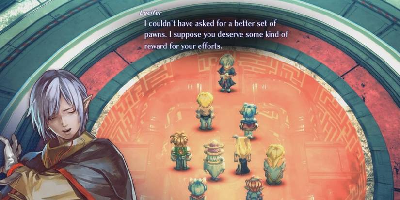 lucifer talking to the party in star ocean 2