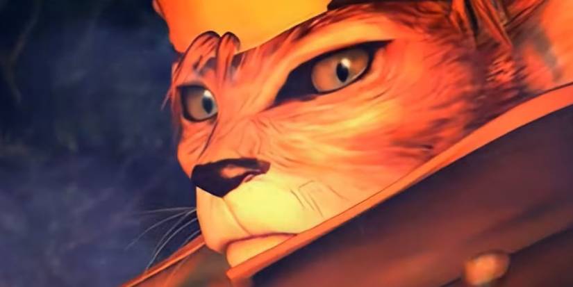 lynx from chrono cross staring at the camera