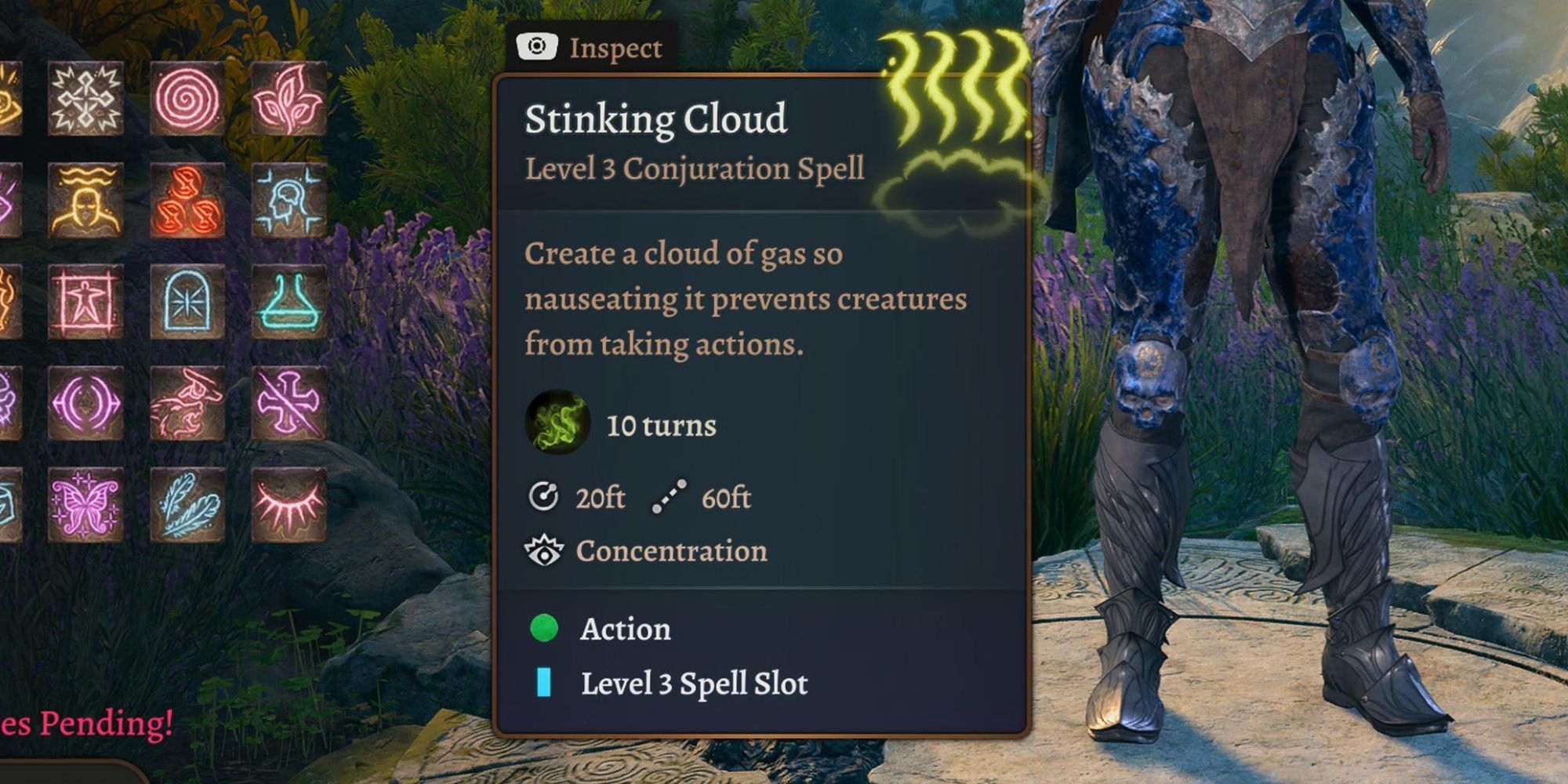 Stinking Cloud in Baldur’s Gate 3