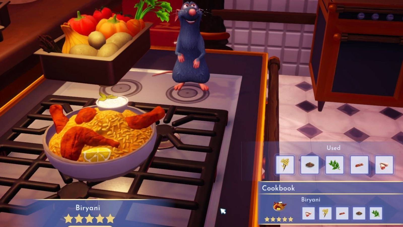 biryani recipe in ddv