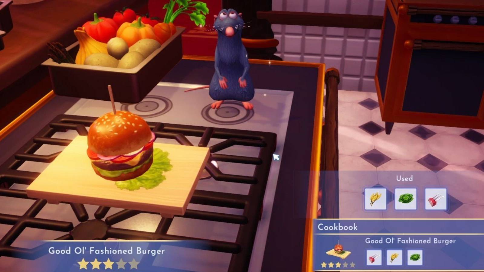 good ol' fashioned burger recipe in ddv