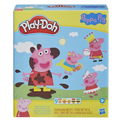 This image shows the Peppa Pig Play-Doh set