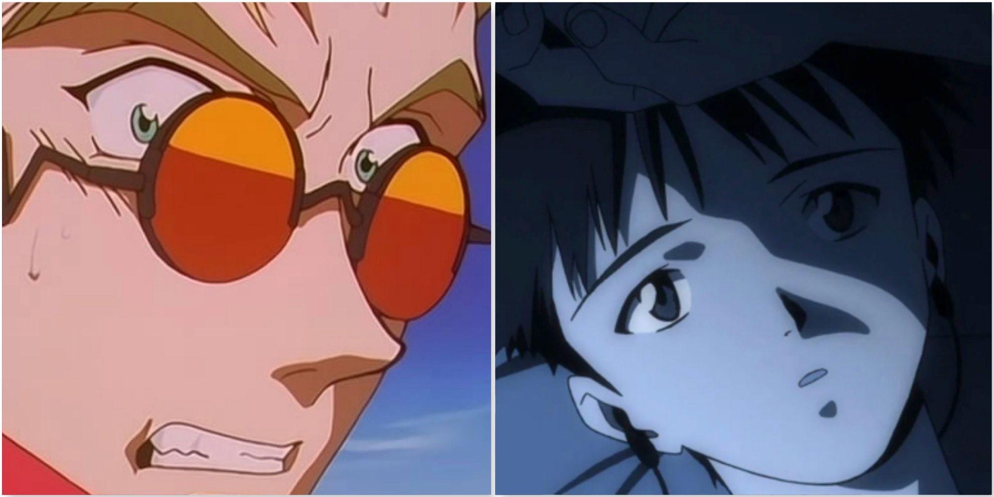 Vash in Trigun and Shinji in Neon Genesis Evangelion