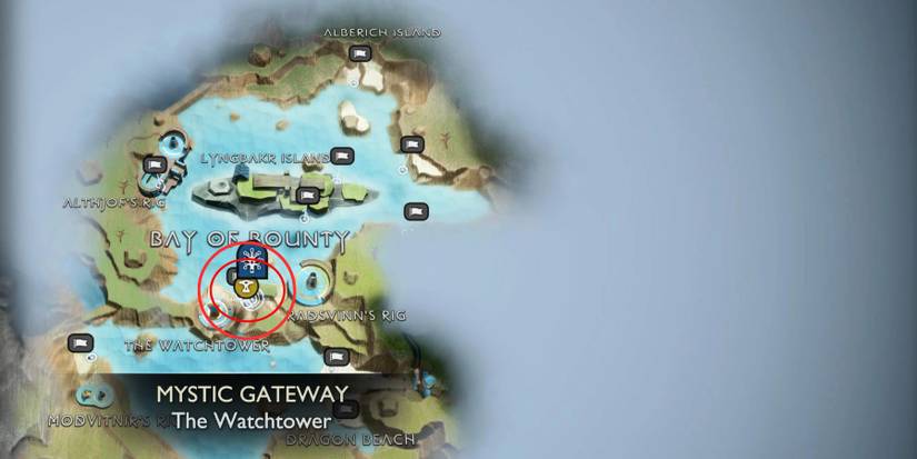 Watchtower Location in Bay of Bounty