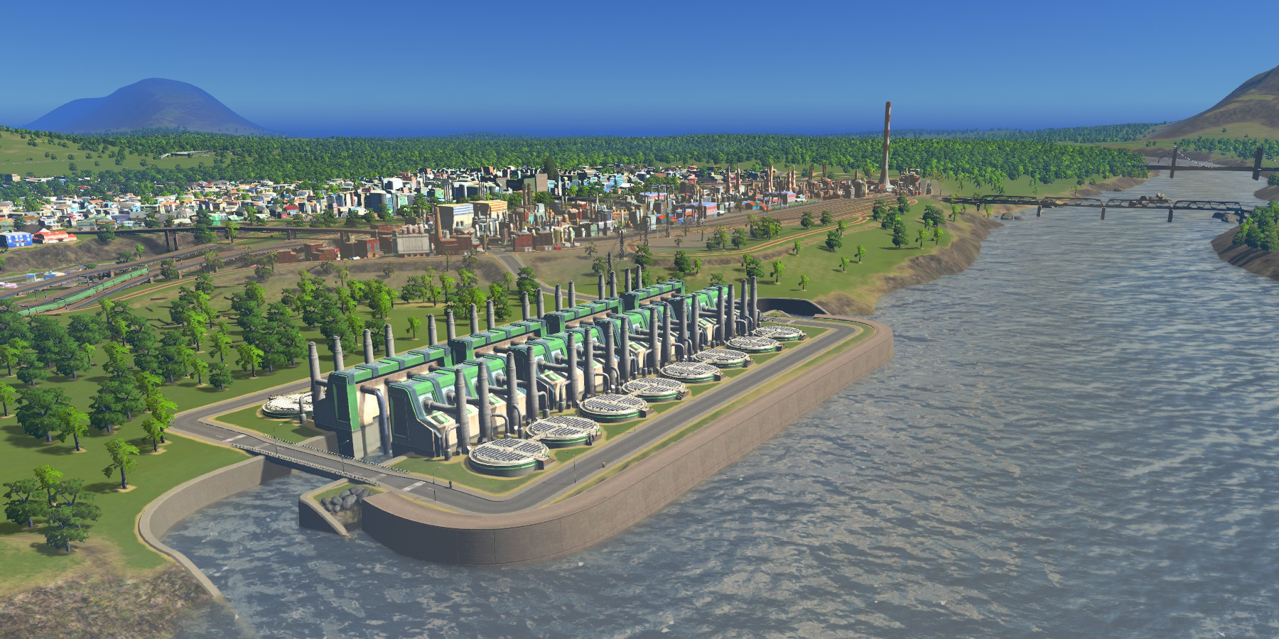 Water as a resource in Cities: Skylines