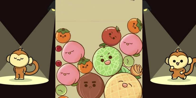 Watermelon Game Monkey Land bubble merger suikalike