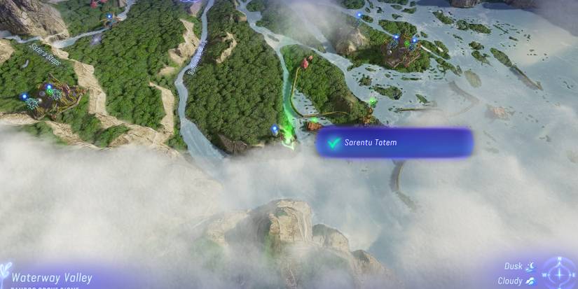 waterway valley sarentu totem in avatar frontiers of pandora