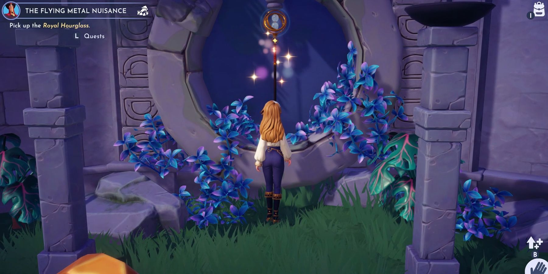 where to find royal hourglass in disney dreamlight valley