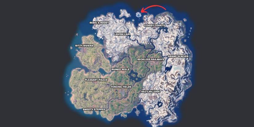 Fortnite: Winterburg location on the map