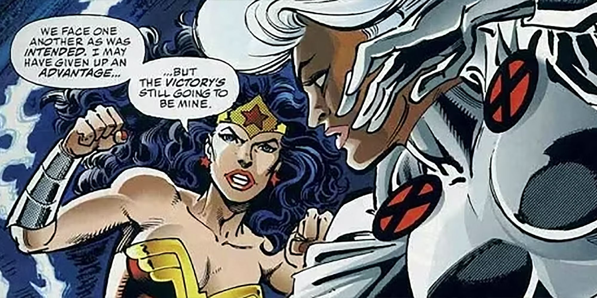 Wonder Woman Defeated By Storm