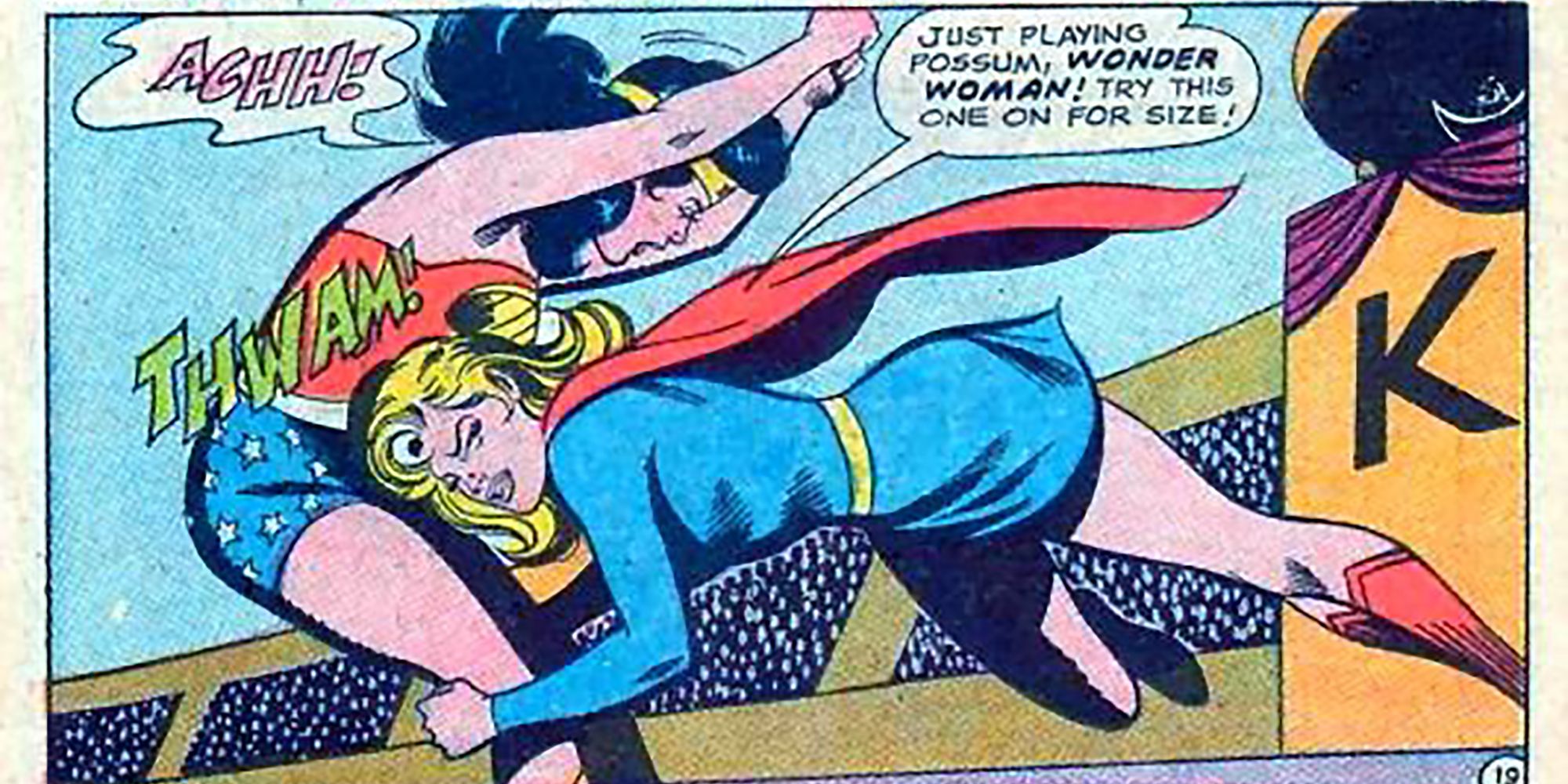 Wonder Woman Defeated By Supergirl