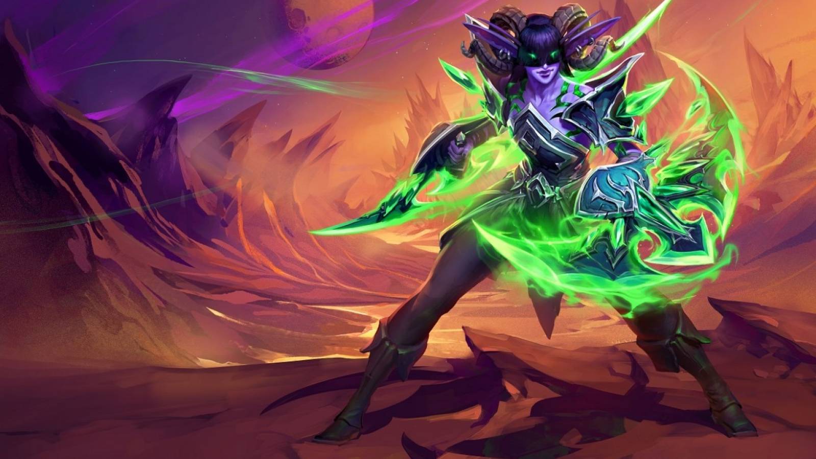 aranna starseeker night elf demonhunter wow hearthstone outland