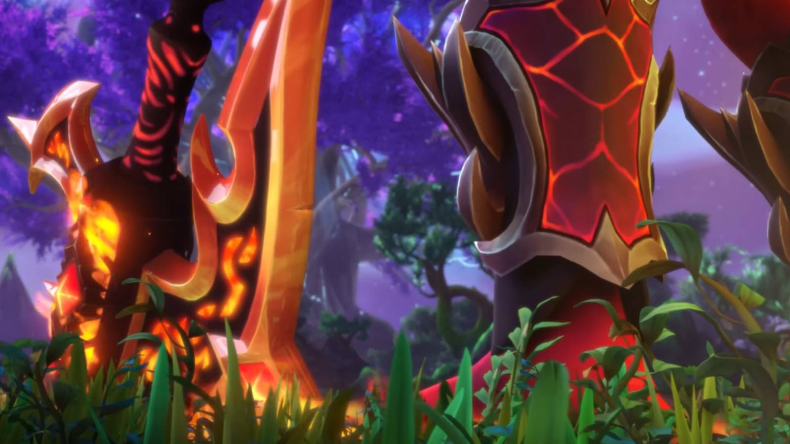 fyr'alath the dream render at fyrakk's feet after stepping into the emerald dream in the world of warcraft cinematic