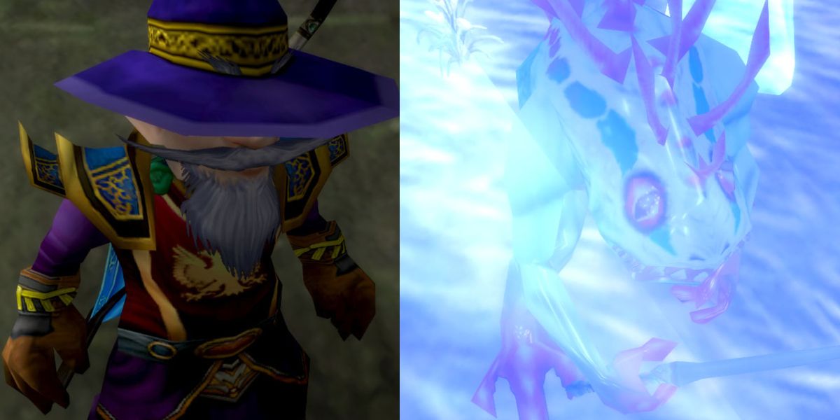 Temporada de abertura do World of Warcraft Frozen Murloc Mage Warlock