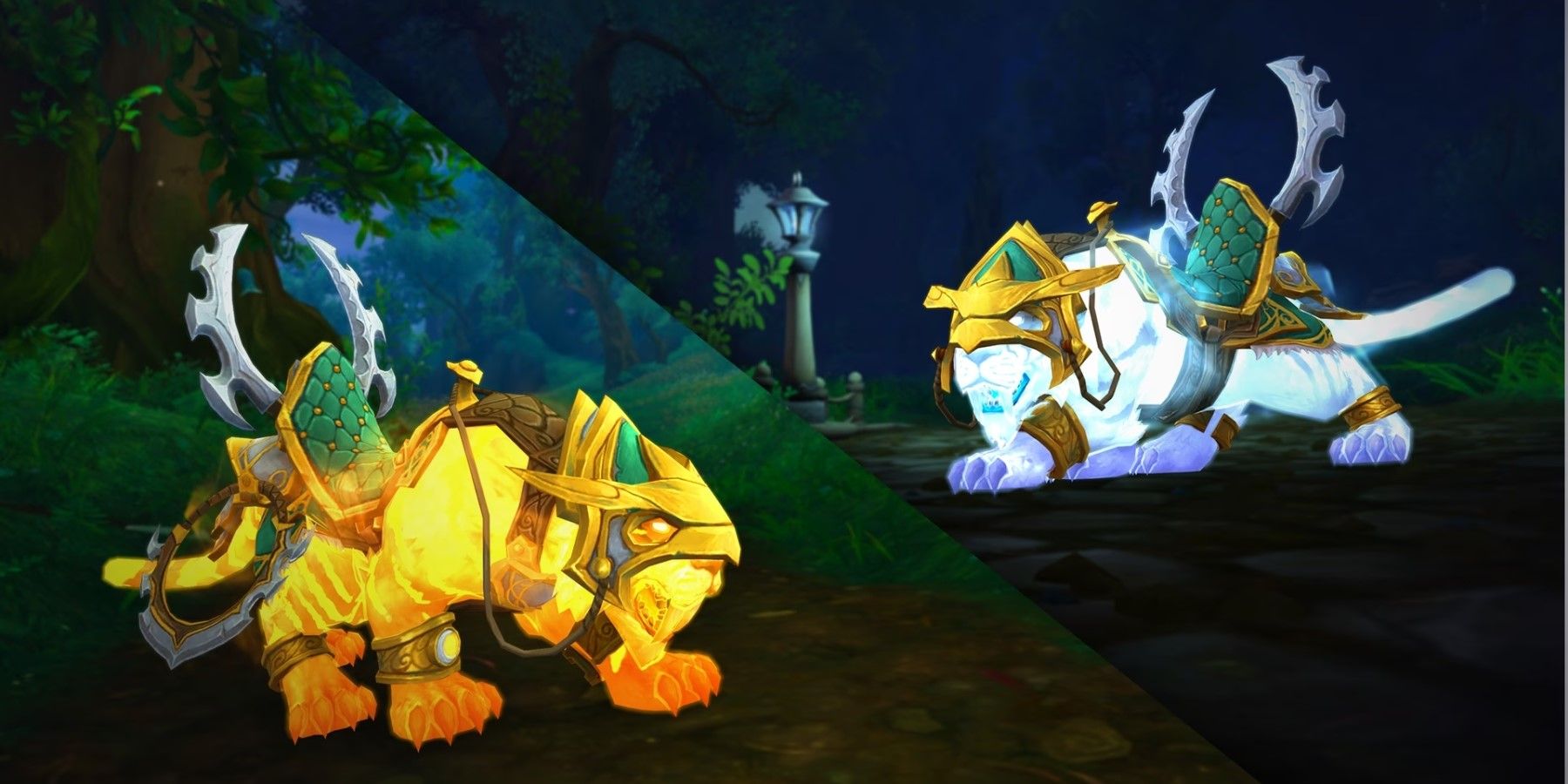 color changing tiger mount ash'adar harbinger of the dawn from the first month of the trading post