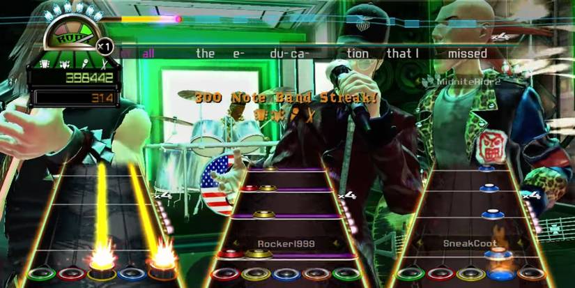 4-Play Guitar Hero World Tour Singer All 4 Members