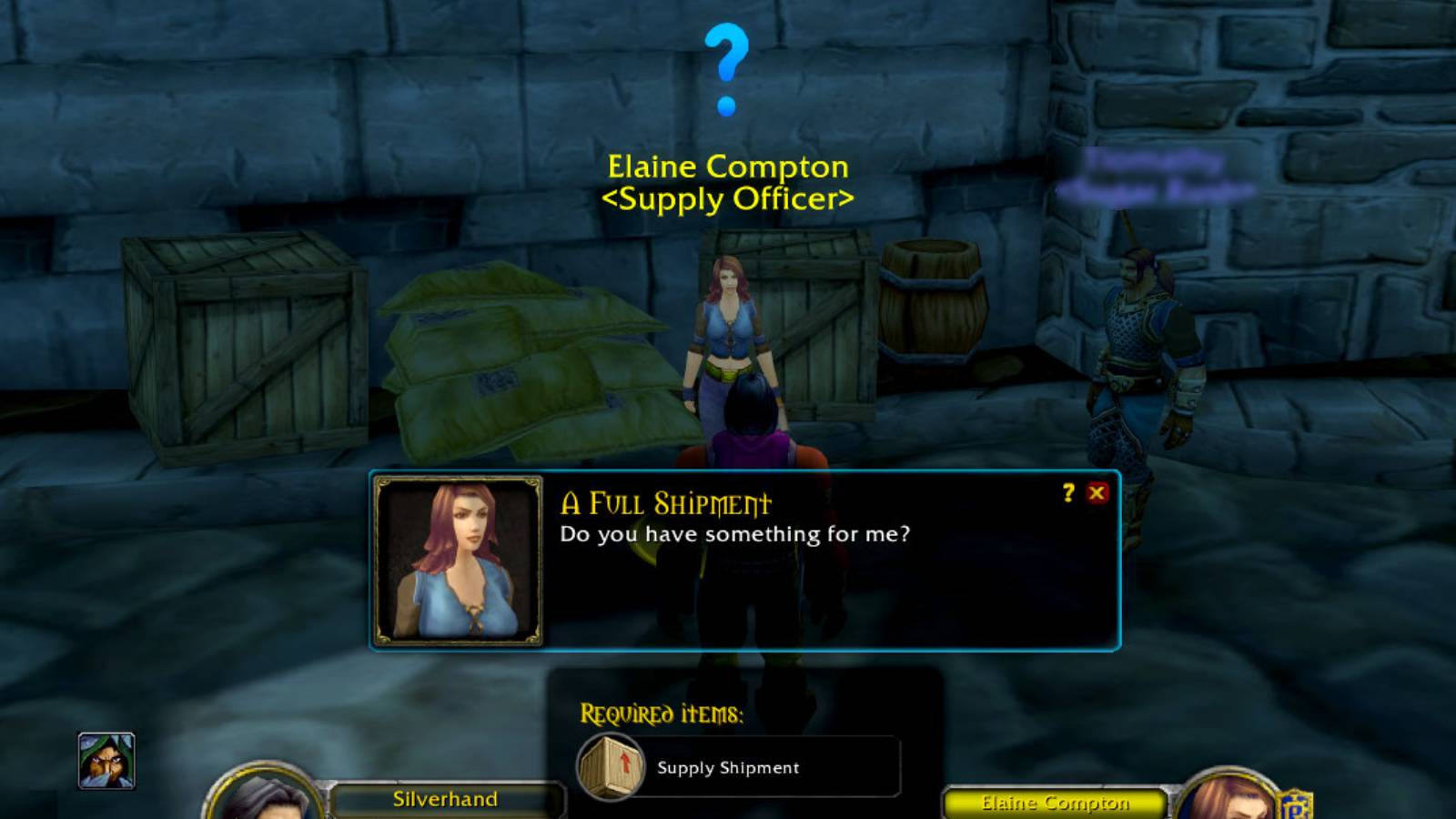 WoW SoD Waylaid Supplies Rep Vendor Quest Turnin