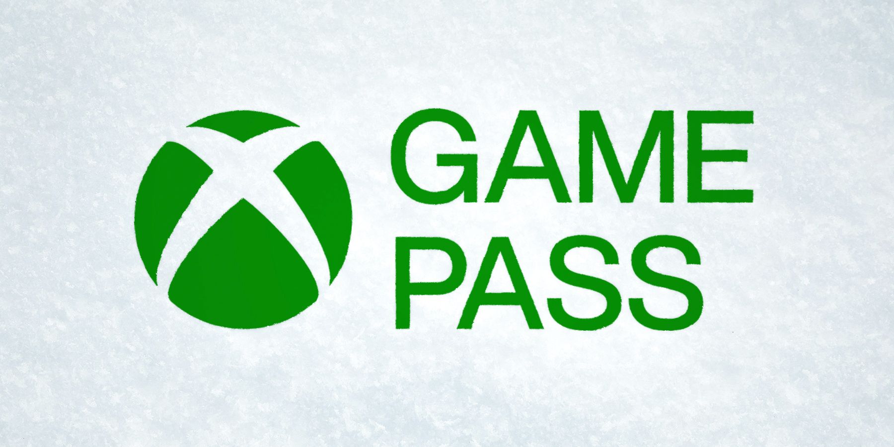 Xbox Game Pass abridged logo on snow