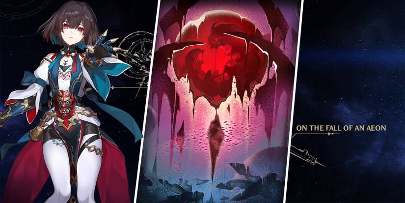 xueyi on the fall of an aeon light cone in honkai star rail