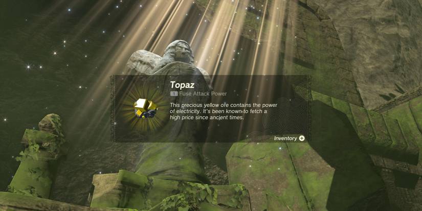 zelda totk Topaz spring of courage