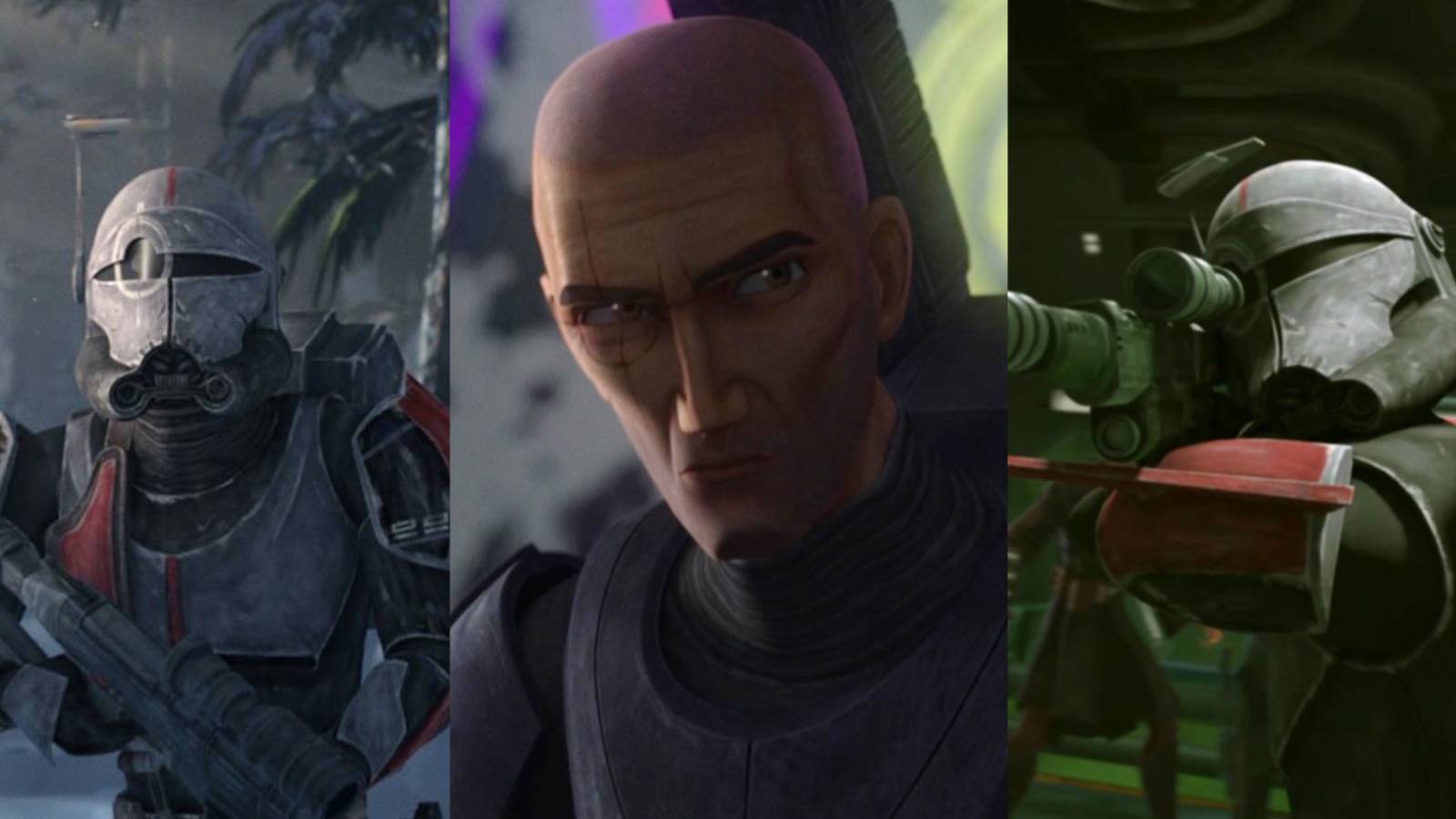 crosshair in the bad batch and the clone wars