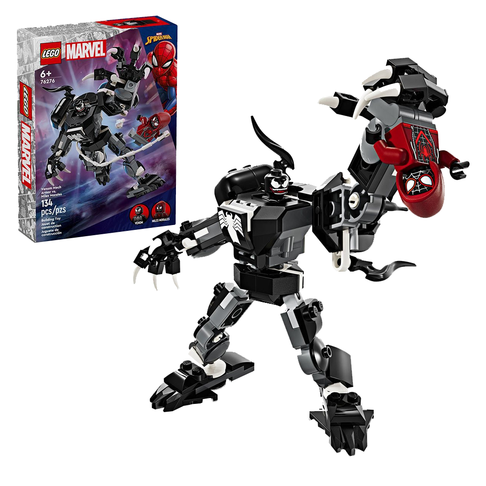 2024 Marvel LEGO sets Venom Mech Armor vs. Miles Morales 76276