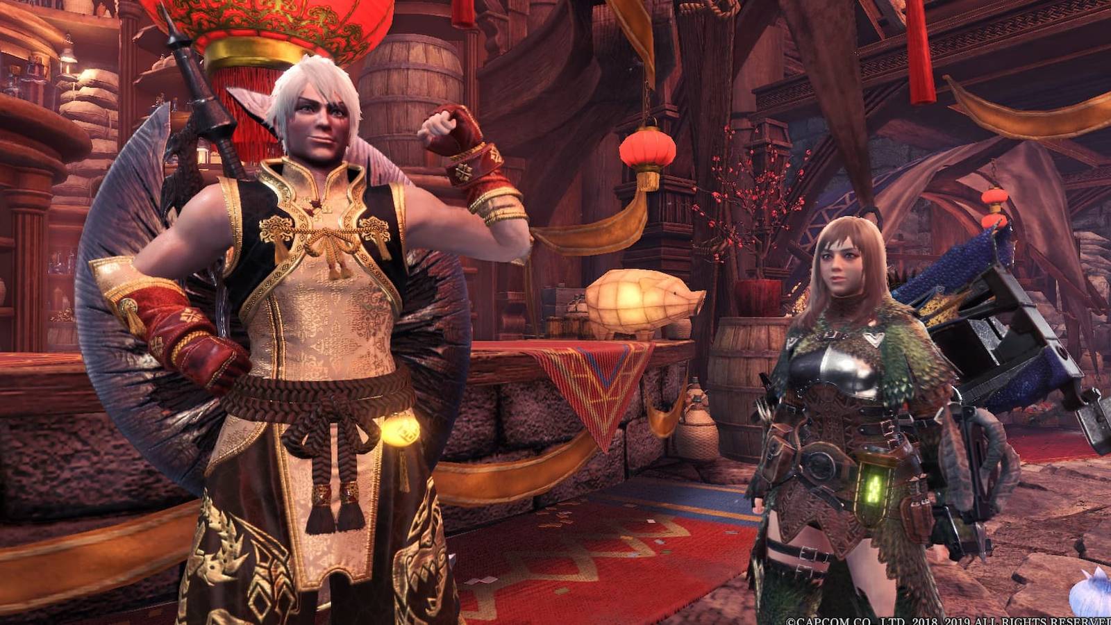 The Oolong armor set in Monster Hunter World