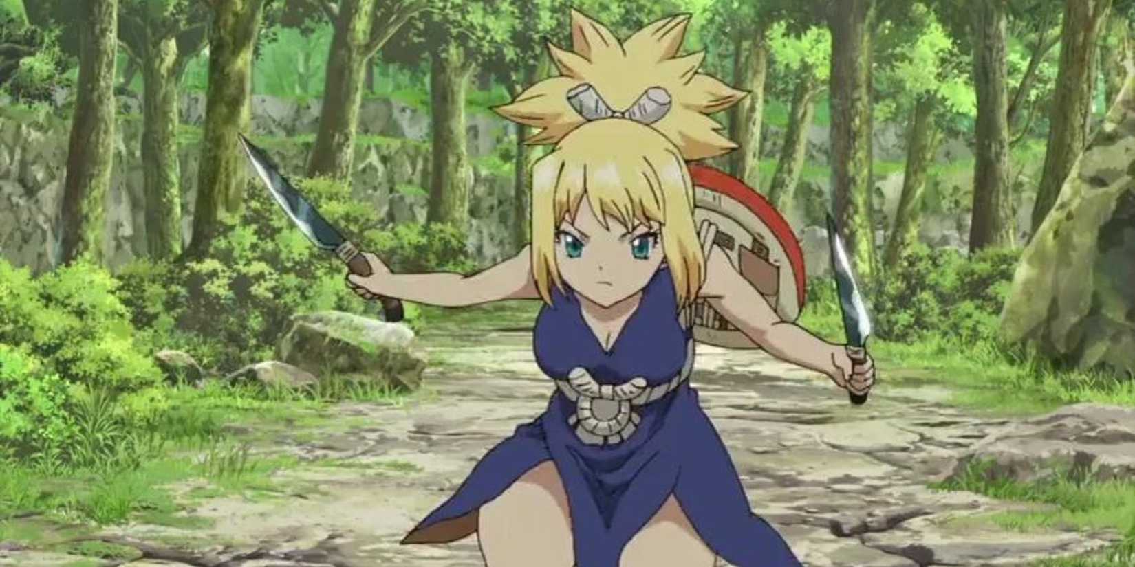 Kohaku And Her Twin Knives Dr. Stone anime