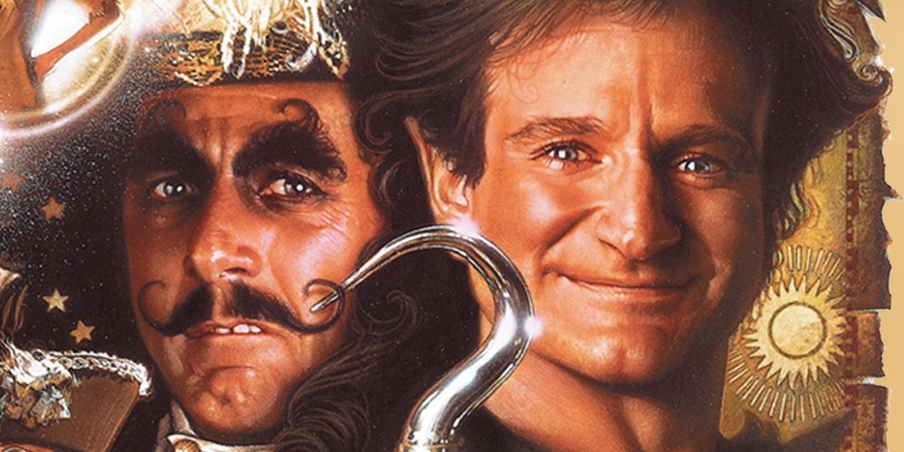 Hook and Peter Pan from the Hook poster
