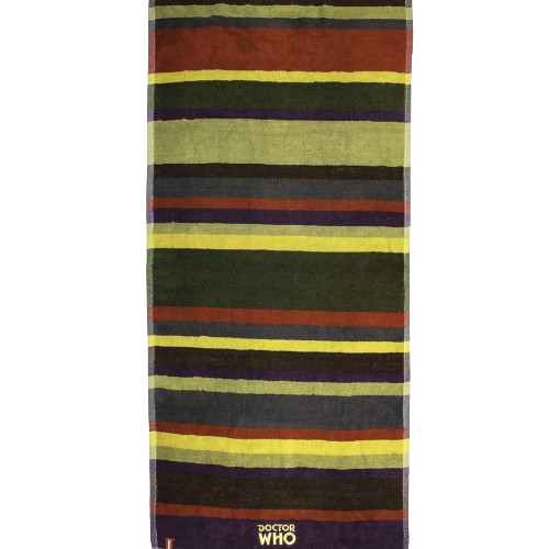 Doctor Who 4th Doctor colored bath towel