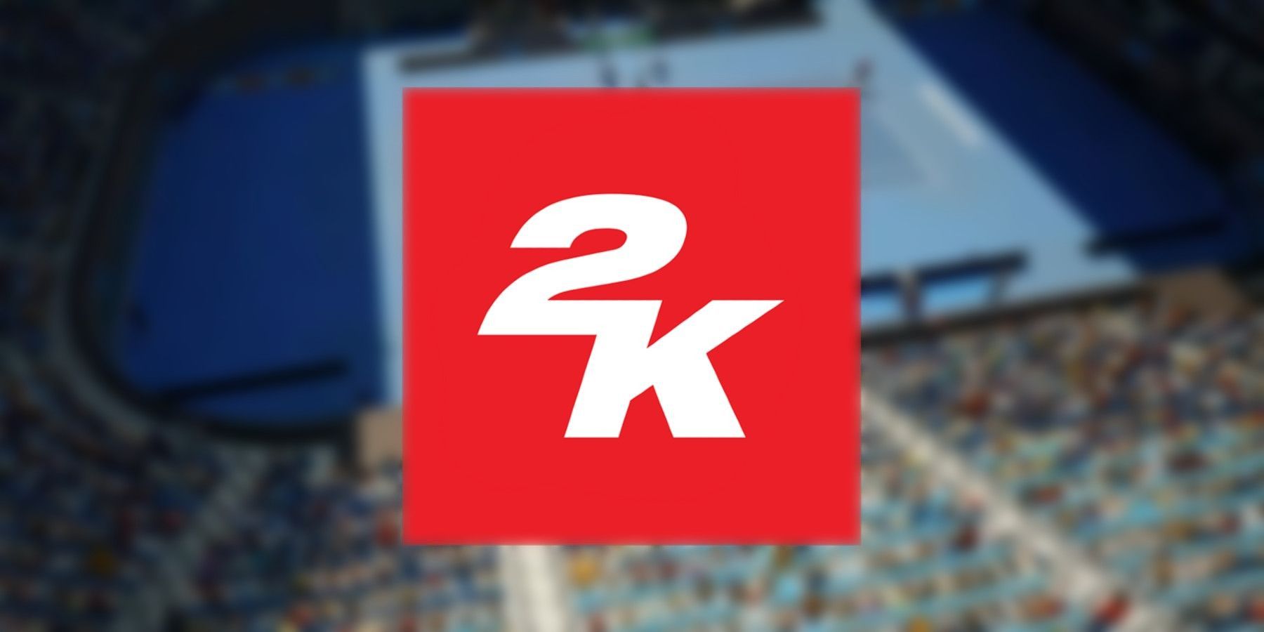 2k games logo tennis court blurred