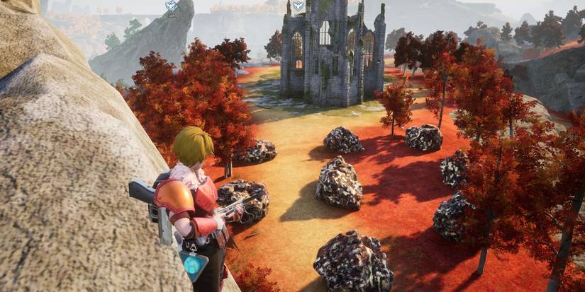 Pal tamer at Desolate Church looking at ore nodes