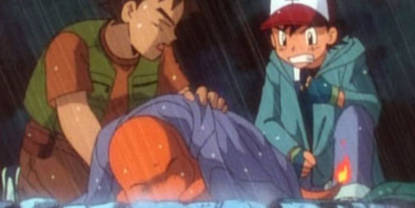 Charmander, Ash and Brock