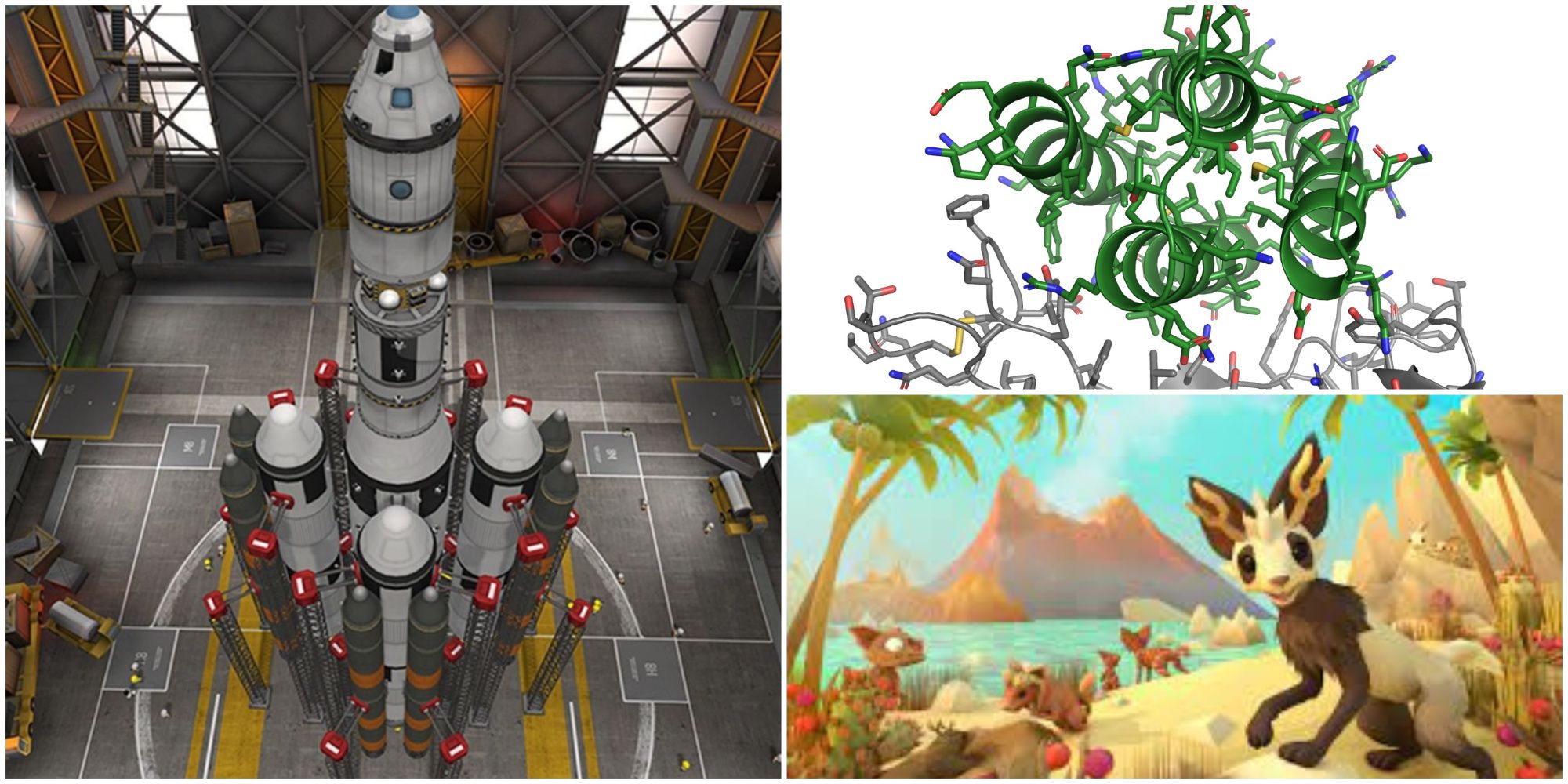 Best Science Education Games- Kerbal Space Program Foldit Niche: A Genetics Survival Game