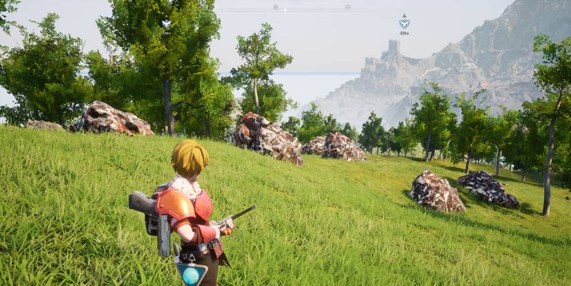 Pal tamer on hill with ore nodes near Investigator's Fork