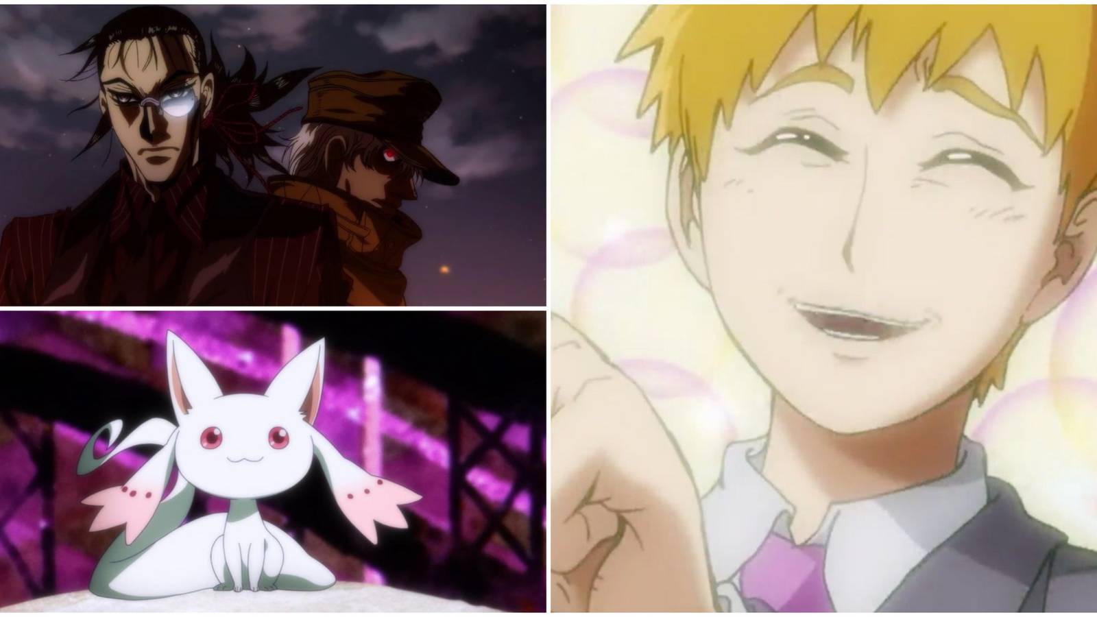 Anime Master Liars- Walter Dornez Kyubey Arataka Reigen