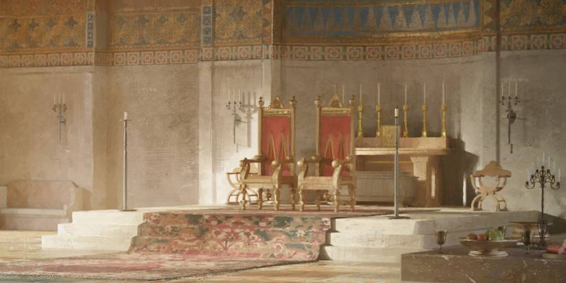 A court in Crusader Kings 3