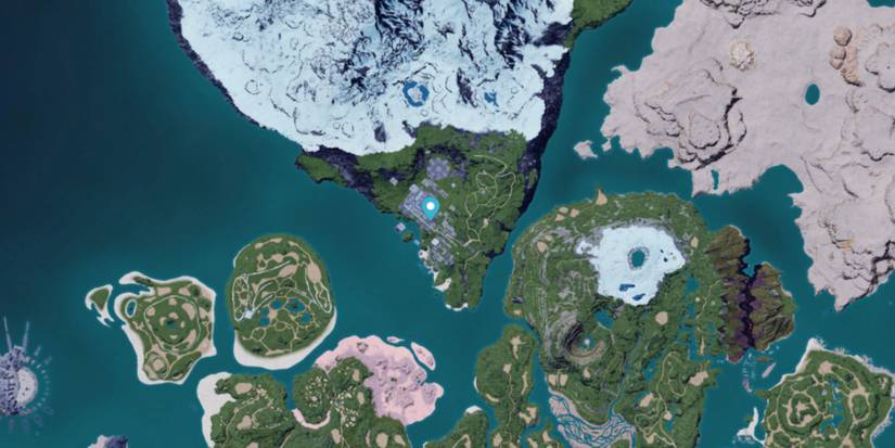 Palworld: Abandoned City location on the map