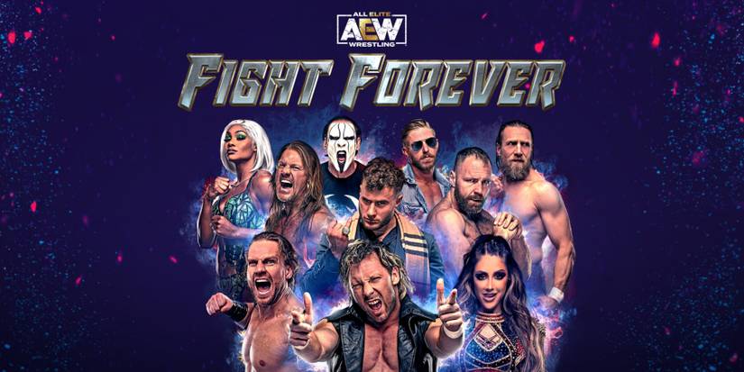 aew fight forever cover art