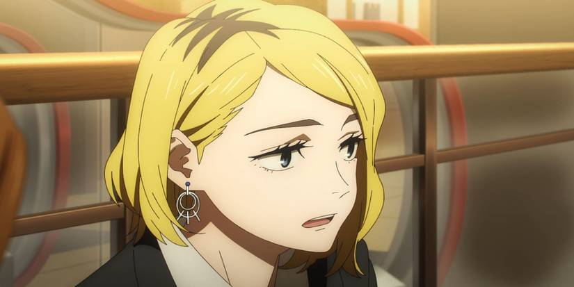 Akari Nitta after being saved in Jujutsu Kaisen