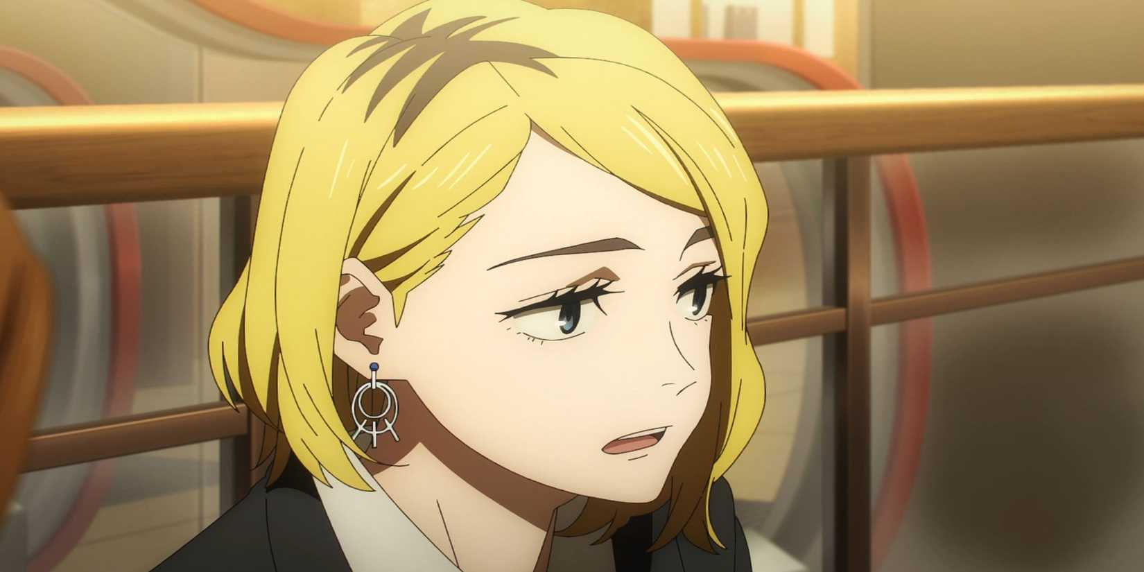 Akari Nitta after being saved in Jujutsu Kaisen