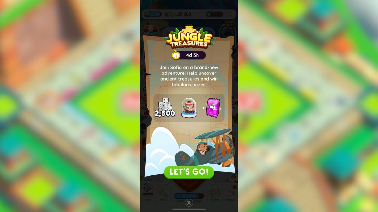 all monopoly go jungle treasures milestones and rewards list