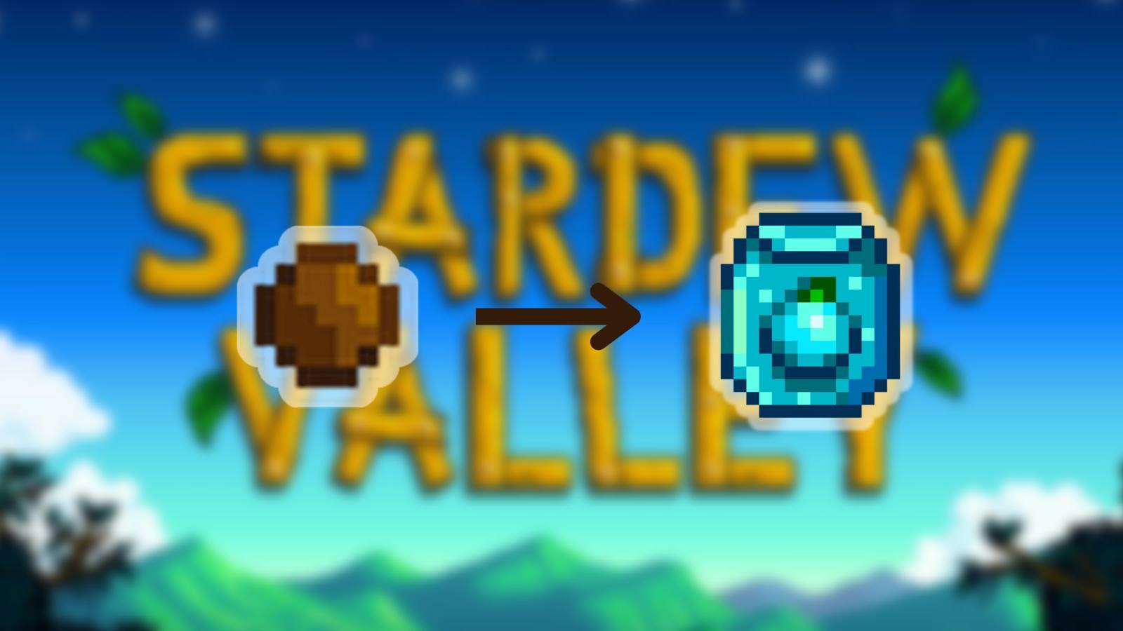 ancient seed artifact and seed pack in stardew valley.