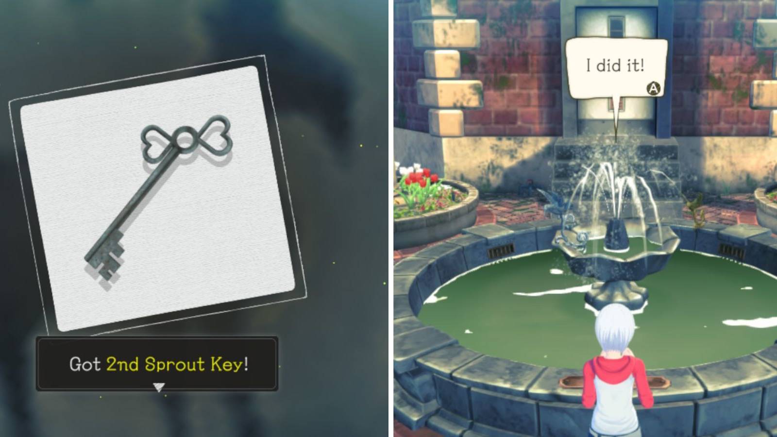 Another Code Recollection Silver Bird Room Key Inside Fountain