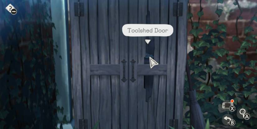 Another Code Recollection Lawrence Edwards Rock Piece in Toolshed Door