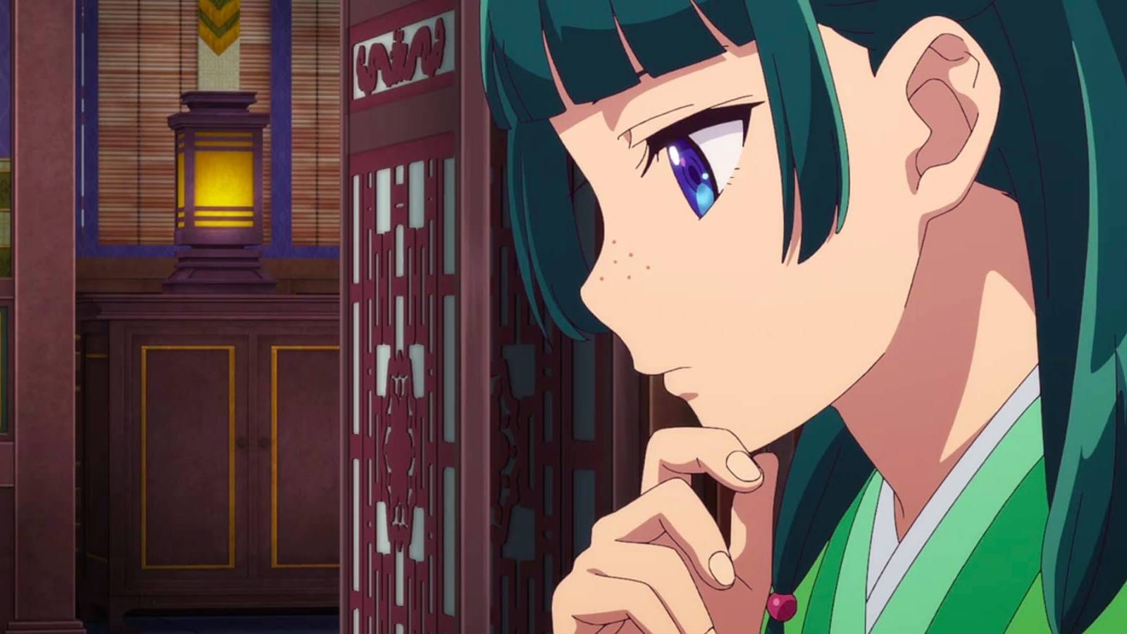 Apothecary Diaries Ep 16 Maomao thinking