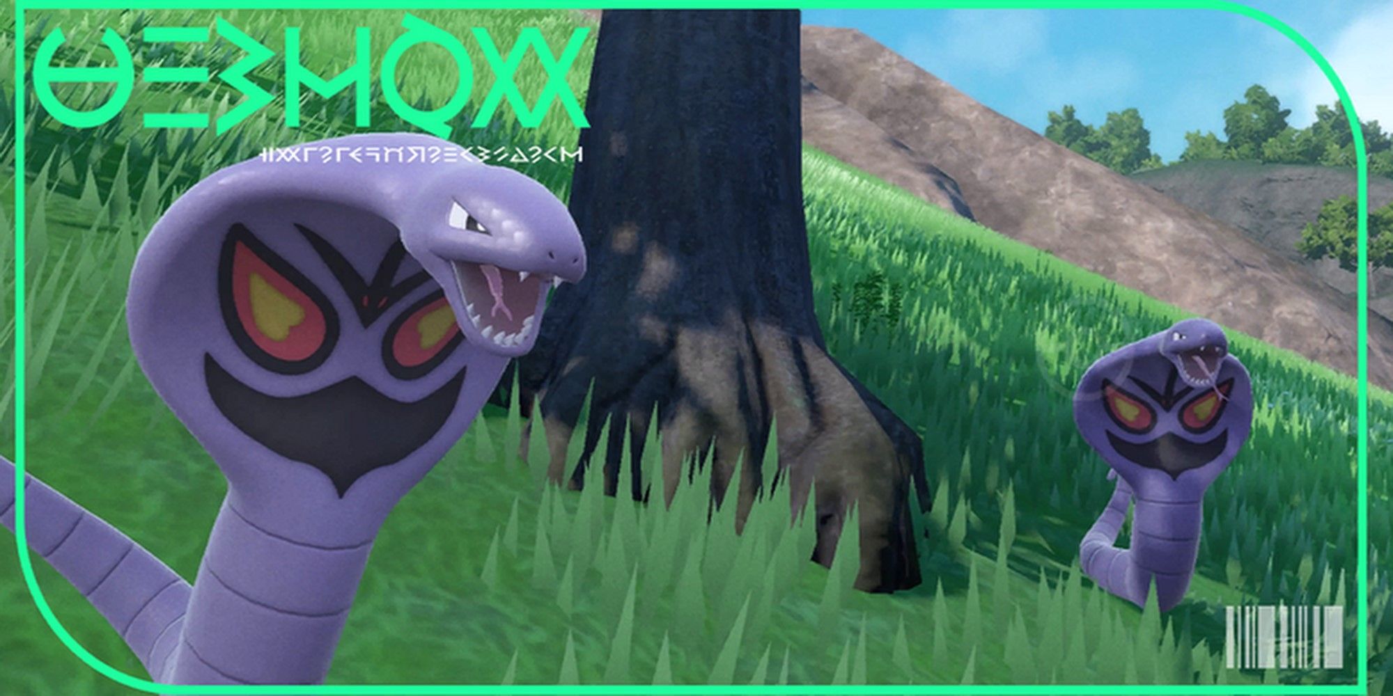 The cover image for Arbok's dex entry in paldea