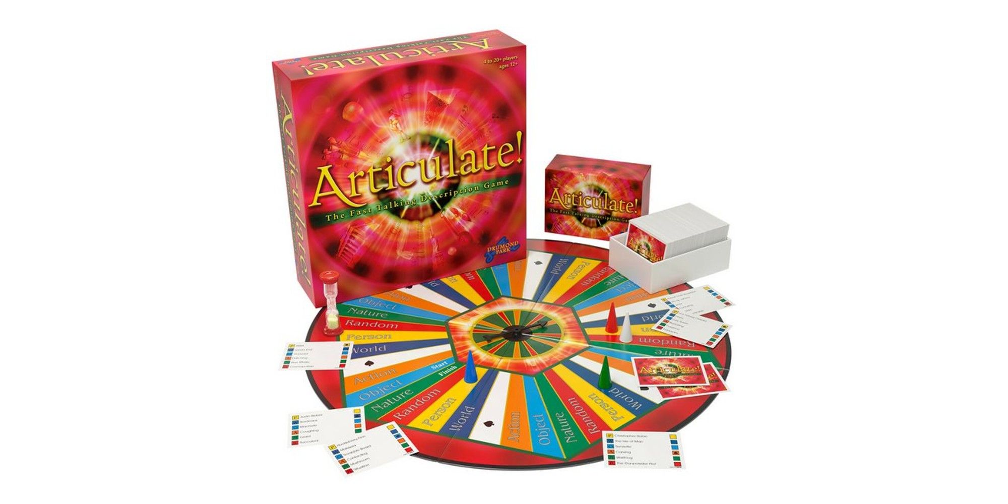 Articulate the Board Game, with the box and contents